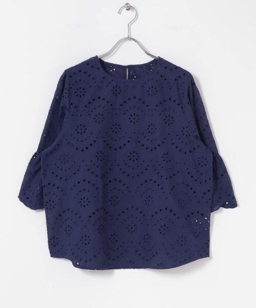 ITEMS URBANRESEARCH(アイテムズ アーバンリサーチ)の「スカラップスリーブレースブラウス(シャツ/ブラウス・レディース・ホワイト/ブルー/ブラック・FREE)」の20枚目の写真