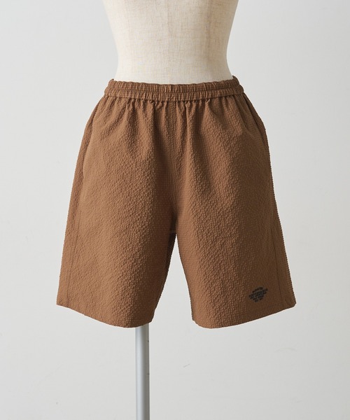 PUAL CE CIN(ピュアルセシン)の「【WEB限定/セットアップ対応】UVカット・撥水加工水陸両用ショートパンツ(ラッシュガード・レディース・キャメル/チェック/ブラック・FREE)」の20枚目の写真