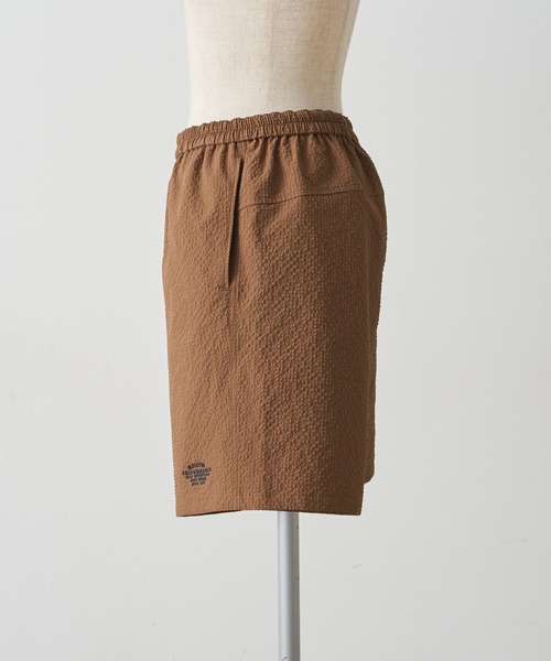 PUAL CE CIN(ピュアルセシン)の「【WEB限定/セットアップ対応】UVカット・撥水加工水陸両用ショートパンツ(ラッシュガード・レディース・キャメル/チェック/ブラック・FREE)」の21枚目の写真