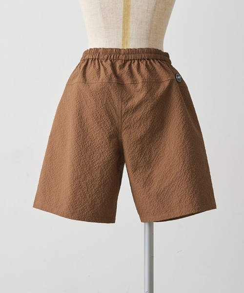 PUAL CE CIN(ピュアルセシン)の「【WEB限定/セットアップ対応】UVカット・撥水加工水陸両用ショートパンツ(ラッシュガード・レディース・キャメル/チェック/ブラック・FREE)」の22枚目の写真