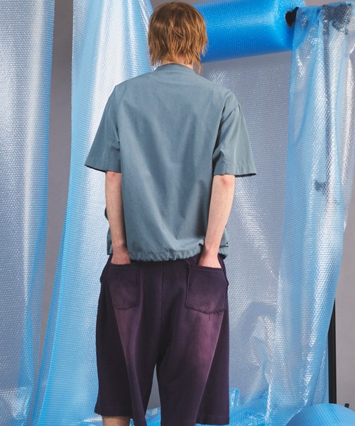 MAISON SPECIAL(メゾンスペシャル)の「《UNISEX》DOTMESH Airy Fabric Prime-Over Short-sleeved T-shirt/ドットメッシュエアリーファブリックプライムオーバーショートスリーブTシャツ【MAISON SPECIAL/メゾンスペシャル】(Tシャツ/カットソー・メンズ・ブラック/グレイッシュベージュ/ラベンダー/ライトグレー・0/1/2)」の20枚目の写真