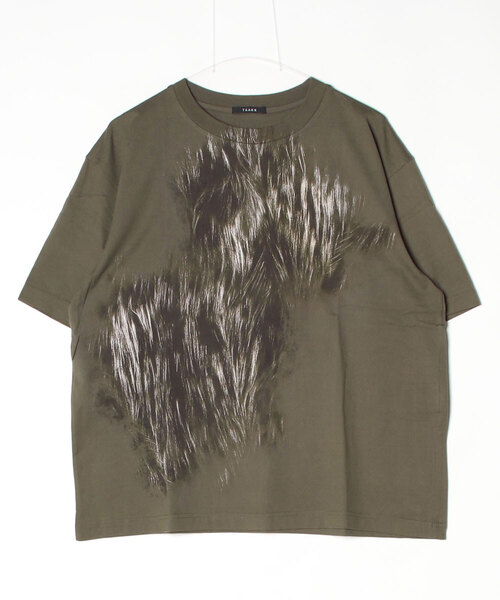 TAAKK(ターク)の「【TAAKK】TA25AW-JR187(Tシャツ/カットソー・メンズ・ブラック/ブラウン・3)」の2枚目の写真