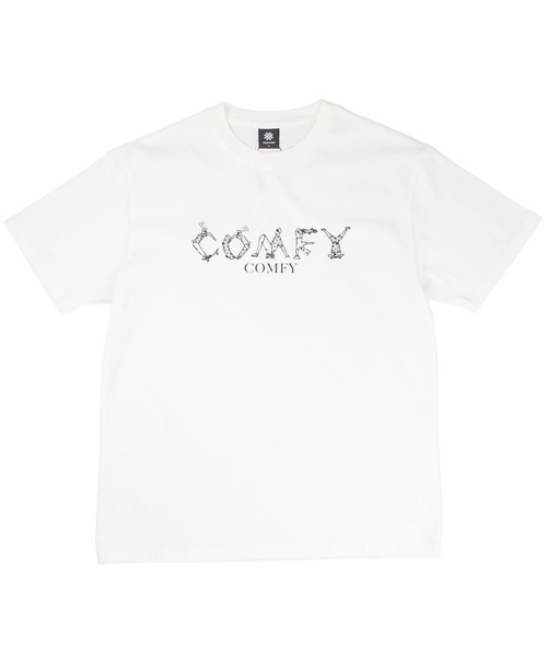 ONEXONE(ワンフォーワン)の「【ONEXONE/ワンフォーワン】COMFY STYLE TEE(Tシャツ/カットソー・メンズ・ホワイト/ブラック・MEDIUM/LARGE)」の3枚目の写真