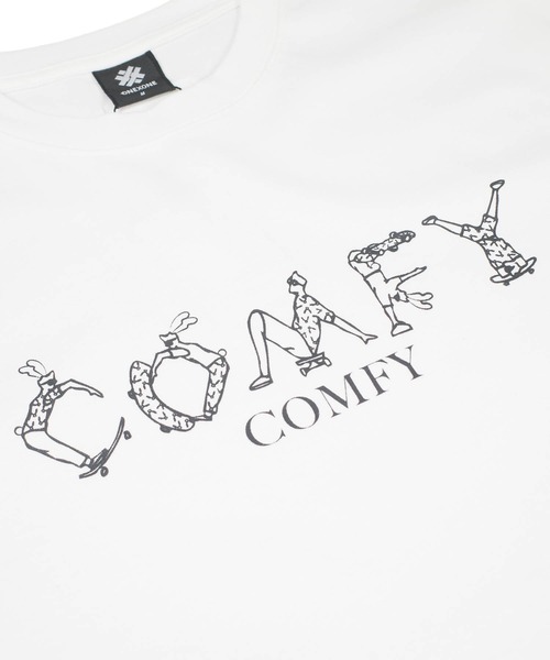 ONEXONE(ワンフォーワン)の「【ONEXONE/ワンフォーワン】COMFY STYLE TEE(Tシャツ/カットソー・メンズ・ホワイト/ブラック・MEDIUM/LARGE)」の8枚目の写真