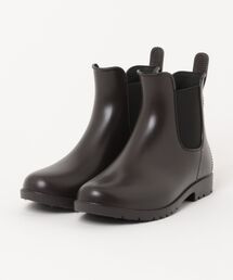 ABC SELECT エービーシーセレクト SIDEGORE ST RAIN サイドゴアショートレイン W9006 DK.BROWN