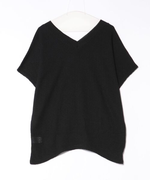 antiqua（アンティカ）の「カラミ風Vネックトップス（その他トップス・レディース・ベージュ/ブラック・ONESIZE）」の3枚目の写真