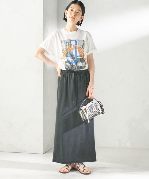 jj mercer(ジェイジェイマーサー)の「J.J.MERCER: プリント TEE(Tシャツ/カットソー・レディース・ホワイト/ライトホワイト/ホワイト系その他・ONE SIZE)」の6枚目の写真
