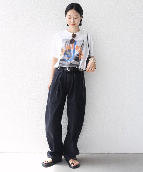 jj mercer(ジェイジェイマーサー)の「J.J.MERCER: プリント TEE(Tシャツ/カットソー・レディース・ホワイト/ライトホワイト/ホワイト系その他・ONE SIZE)」の13枚目の写真