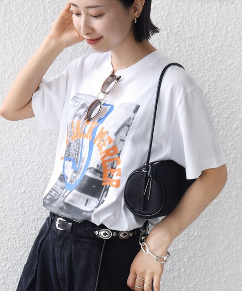 jj mercer(ジェイジェイマーサー)の「J.J.MERCER: プリント TEE(Tシャツ/カットソー・レディース・ホワイト/ライトホワイト/ホワイト系その他・ONE SIZE)」の16枚目の写真