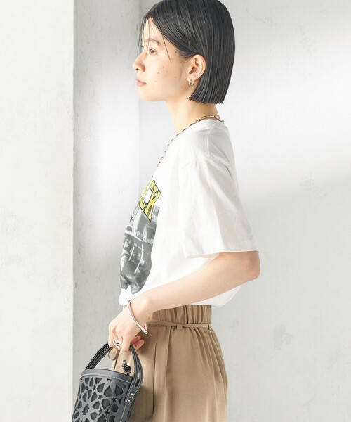 jj mercer(ジェイジェイマーサー)の「J.J.MERCER: プリント TEE(Tシャツ/カットソー・レディース・ホワイト/ライトホワイト/ホワイト系その他・ONE SIZE)」の21枚目の写真