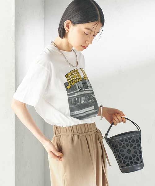 jj mercer(ジェイジェイマーサー)の「J.J.MERCER: プリント TEE(Tシャツ/カットソー・レディース・ホワイト/ライトホワイト/ホワイト系その他・ONE SIZE)」の22枚目の写真