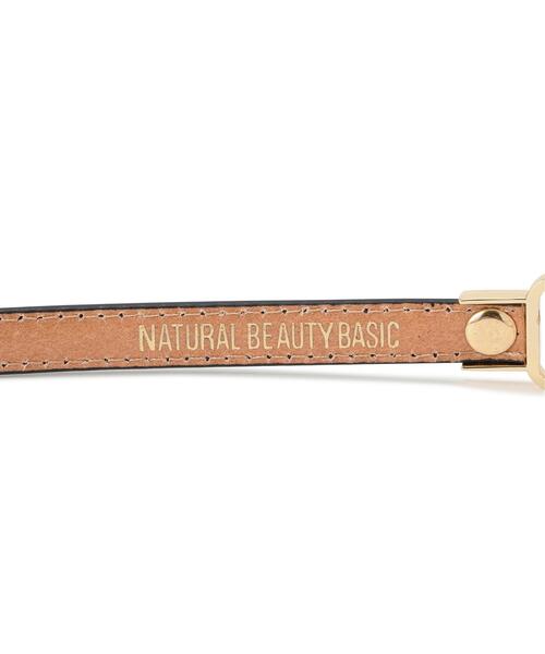 NATURAL BEAUTY BASIC(ナチュラルビューティーベーシック)の「カクシボスレンダーベルト(ベルト・レディース・キャメル/ブラック/ダークブラウン・フリ-)」の7枚目の写真