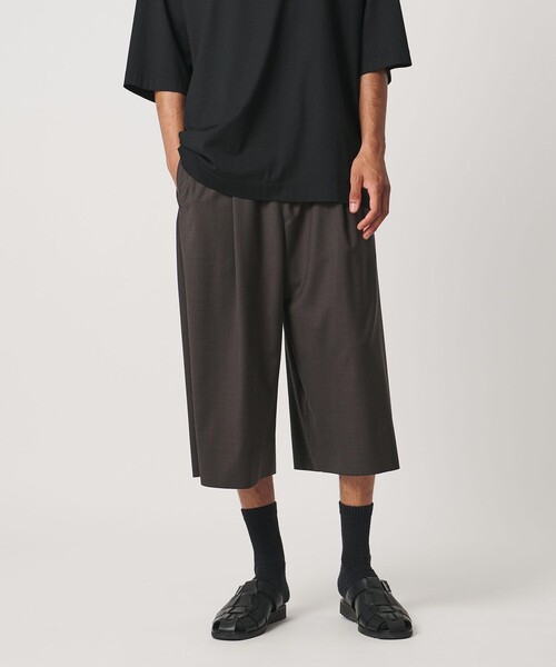 LOEFF(ロエフ)の「<LOEFF>トロピカルウール ガウチョ パンツ MENS(その他パンツ・メンズ・ブラック/ブラウン系/ワイン・2/1)」の3枚目の写真