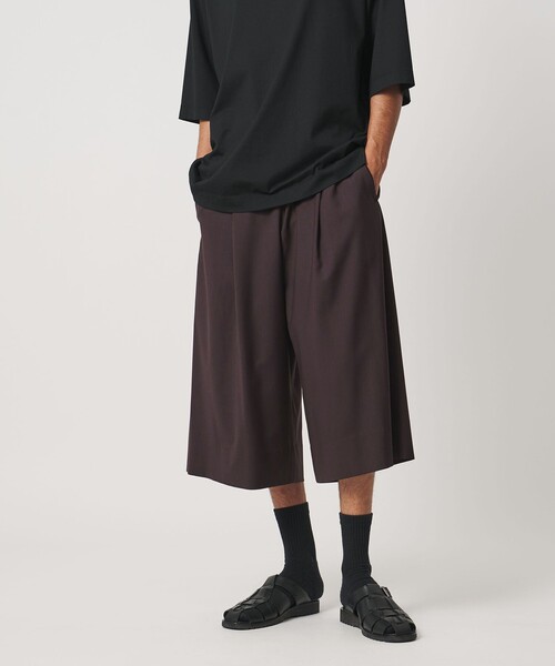 LOEFF(ロエフ)の「<LOEFF>トロピカルウール ガウチョ パンツ MENS(その他パンツ・メンズ・ブラック/ブラウン系/ワイン・2/1)」の2枚目の写真