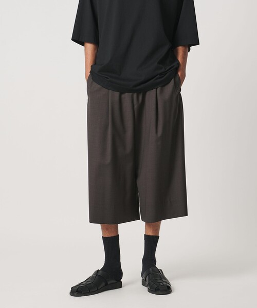 LOEFF(ロエフ)の「<LOEFF>トロピカルウール ガウチョ パンツ MENS(その他パンツ・メンズ・ブラック/ブラウン系/ワイン・2/1)」の7枚目の写真