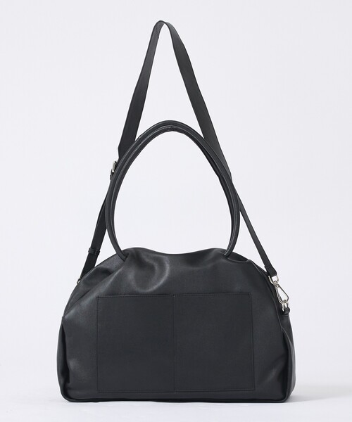 YArKA(ヤーカ)の「【YArKA/ヤーカ】real leather sharp & soft mix nuance bag Lサイズ/ ニュアンスボストンバッグ(ボストンバッグ・メンズ・ブラック・フリー)」の11枚目の写真