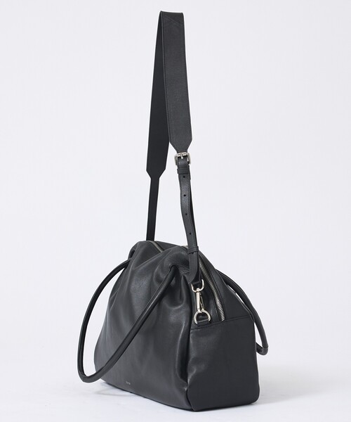 YArKA(ヤーカ)の「【YArKA/ヤーカ】real leather sharp & soft mix nuance bag Lサイズ/ ニュアンスボストンバッグ(ボストンバッグ・メンズ・ブラック・フリー)」の10枚目の写真