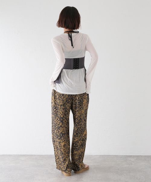 FUMIE TANAKA(フミエタナカ)の「FUMIE TANAKA/フミエタナカ over corset コルセット(キャミソール・レディース・グレー・2)」の5枚目の写真