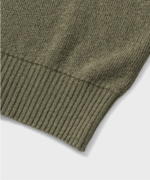 NONBLANK(ノンブランク)の「ラグランハーフスリーブカラークロップニット_DEEP GREEN(ニット/セーター・レディース・その他・SMALL)」の5枚目の写真
