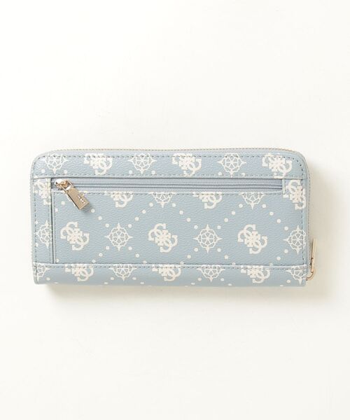 Guess(ゲス)の「EMELIE Logo Large Zip Around 財布 長財布(財布・レディース・ライトブルー・ONE SIZE)」の2枚目の写真