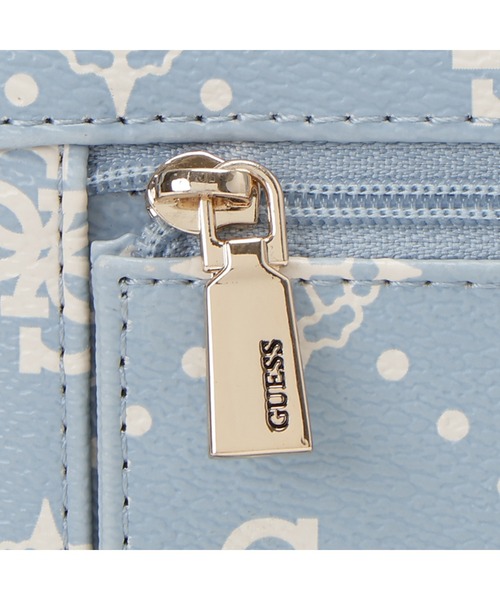 Guess(ゲス)の「EMELIE Logo Large Zip Around 財布 長財布(財布・レディース・ライトブルー・ONE SIZE)」の11枚目の写真