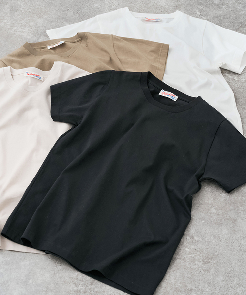 Spick & Span(スピックアンドスパン)の「《追加》汗染み防止ファインコットンTシャツ(Tシャツ/カットソー・レディース・ホワイト/ベージュ/ブラック/ライトグレー・FREE)」の17枚目の写真