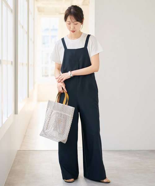 Spick & Span(スピックアンドスパン)の「《追加》汗染み防止ファインコットンTシャツ(Tシャツ/カットソー・レディース・ホワイト/ベージュ/ブラック/ライトグレー・FREE)」の20枚目の写真