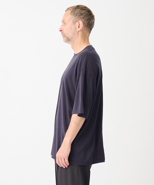 GOLD(ゴールド)の「【gold/ゴールド】1/48 SUMMER WOOL REGULAR T- SHIRT(Tシャツ/カットソー・メンズ・ネイビー/グレー/ブラック・L/M/S)」の13枚目の写真