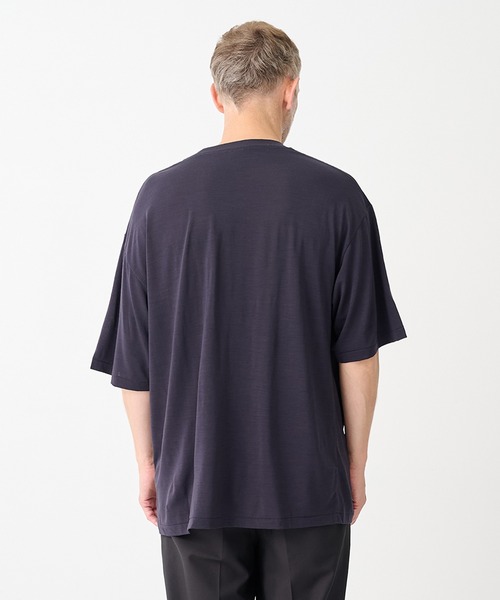 GOLD(ゴールド)の「【gold/ゴールド】1/48 SUMMER WOOL REGULAR T- SHIRT(Tシャツ/カットソー・メンズ・ネイビー/グレー/ブラック・L/M/S)」の6枚目の写真