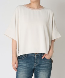 ハイストレッチカルゼワッシャーブラウス