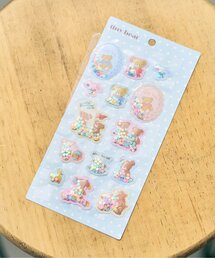 apres les cours（アプレレクール）の「tiny bear スパンコールしゃかしゃかシール（ステッカー/テープ）」