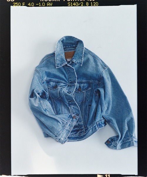 Levi's(リーバイス)の「Levi's/リーバイス 90S トラッカージャケット SPECIALIZED BY SHINZONE(デニムジャケット・レディース・インディゴブルー・XS/S/M/L)」の13枚目の写真