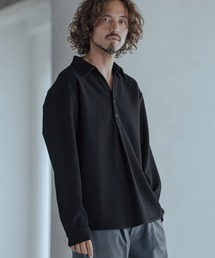 Magine（マージン）の「ms6583-Embossed Jacquard Skipper Pullover Shirt スキッパープルオーバーシャツ(MGN-263-025)（シャツ/ブラウス）」