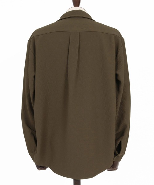 Magine（マージン）の「ms6583-Embossed Jacquard Skipper Pullover Shirt スキッパープルオーバーシャツ(MGN-263-025)（シャツ/ブラウス・メンズ・ホワイト/ブラック/ブラウン・44/46/48）」の21枚目の写真