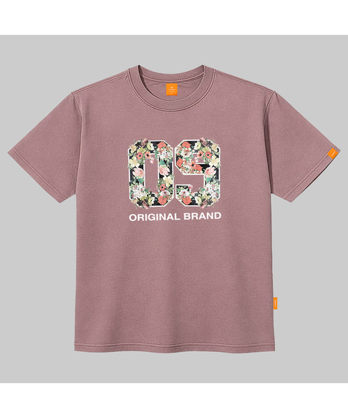 LLAMO(エラモ)の「09フラワー 半袖Tシャツ 男女共用 ビッグサイズ S 4XL(Tシャツ/カットソー・レディース・ホワイト/ブラック/ベージュ/カーキ/ピンク/ダークインディゴブルー・SMALL/MEDIUM/LARGE/X-LARGE/2XL/4XL/3XL)」の6枚目の写真