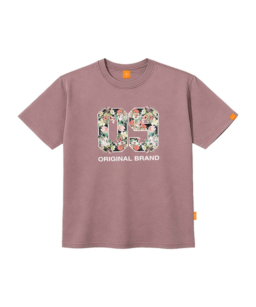 LLAMO(エラモ)の「09フラワー 半袖Tシャツ 男女共用 ビッグサイズ S 4XL(Tシャツ/カットソー・レディース・ホワイト/ブラック/ベージュ/カーキ/ピンク/ダークインディゴブルー・SMALL/MEDIUM/LARGE/X-LARGE/2XL/4XL/3XL)」の10枚目の写真