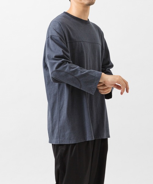 URBAN RESEARCH(アーバンリサーチ)の「VINTAGE RUGGER T-SHIRTS(Tシャツ/カットソー・メンズ・スミクロ/ネイビー・LARGE/MEDIUM)」の3枚目の写真