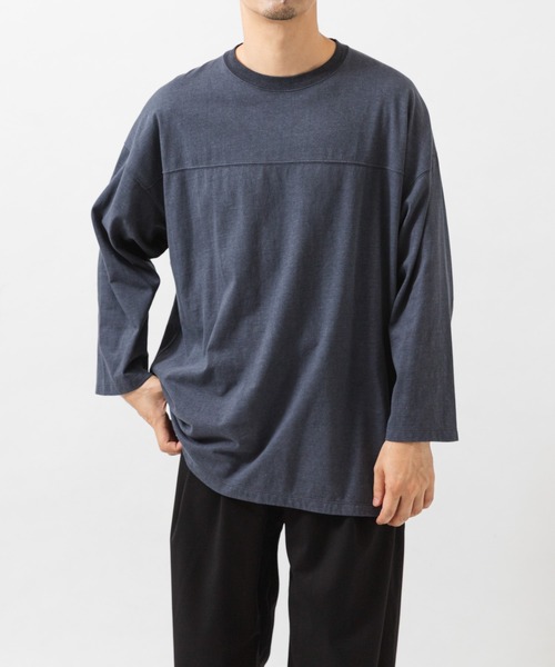 URBAN RESEARCH(アーバンリサーチ)の「VINTAGE RUGGER T-SHIRTS(Tシャツ/カットソー・メンズ・スミクロ/ネイビー・LARGE/MEDIUM)」の4枚目の写真