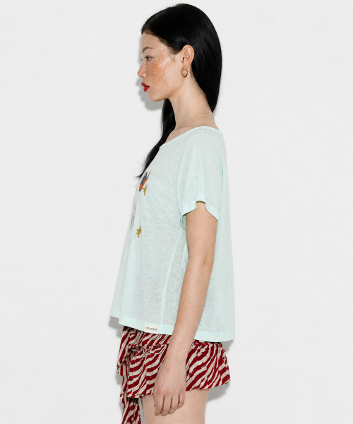 SETSETSET(セットセットセット)の「ゴールドフィッシュフレアTシャツ(Tシャツ/カットソー・レディース・その他・ONE SIZE)」の3枚目の写真