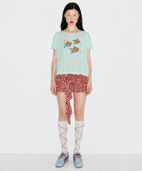 SETSETSET(セットセットセット)の「ゴールドフィッシュフレアTシャツ(Tシャツ/カットソー・レディース・その他・ONE SIZE)」の8枚目の写真