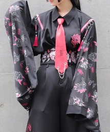REZEN（リゼン）の「百鬼夜行プリント和袖シャツ（シャツ/ブラウス）」