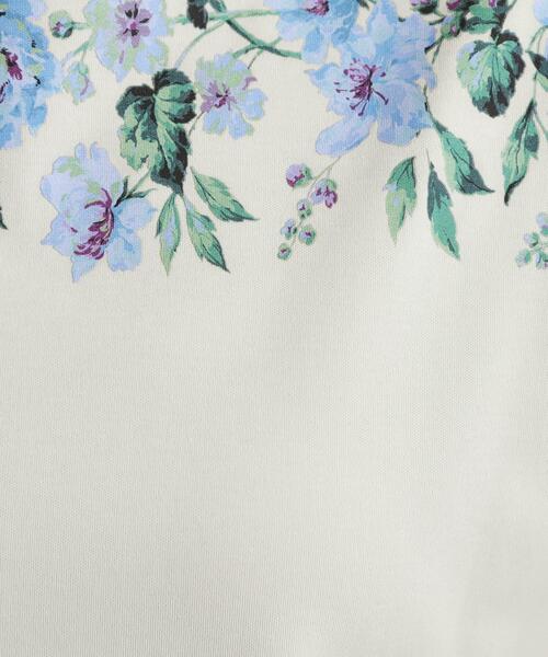 LAURA ASHLEY(ローラアシュレイ)の「【接触冷感/洗える/コットン100%】ロミリー柄 デコルテプリントTシャツ(Tシャツ/カットソー・レディース・ネイビー系/ホワイト系3/ライトグレー系・40/38)」の11枚目の写真