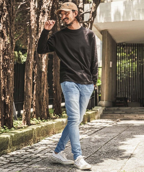 wjk reluxe(ダブルジェーケーリラックス)の「mp15281- Denim Banana Pants デニムバナナパンツ(WR26W-19)(デニムパンツ・メンズ・ブルー系その他/ライトインディゴブルー/ブラック系その他・L/M/S)」の11枚目の写真