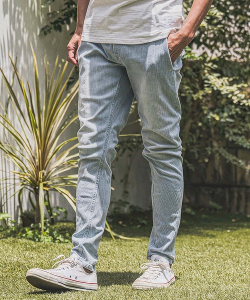 wjk reluxe(ダブルジェーケーリラックス)の「mp15281- Denim Banana Pants デニムバナナパンツ(WR26W-19)(デニムパンツ・メンズ・ブルー系その他/ライトインディゴブルー/ブラック系その他・L/M/S)」の13枚目の写真