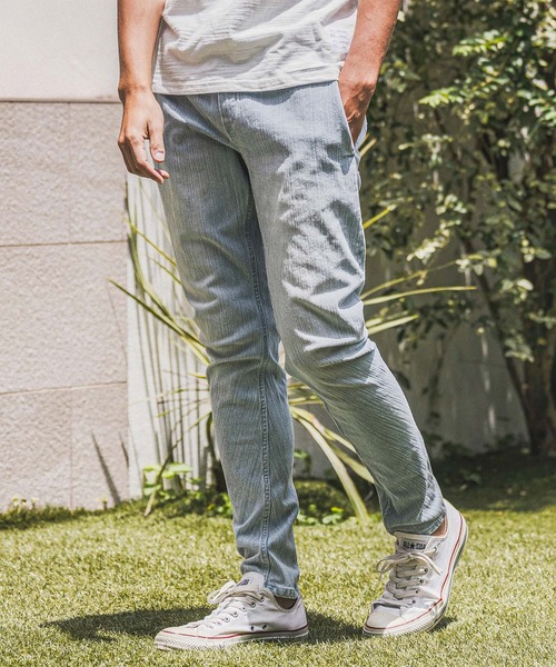 wjk reluxe(ダブルジェーケーリラックス)の「mp15281- Denim Banana Pants デニムバナナパンツ(WR26W-19)(デニムパンツ・メンズ・ブルー系その他/ライトインディゴブルー/ブラック系その他・L/M/S)」の14枚目の写真