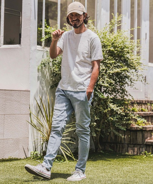 wjk reluxe(ダブルジェーケーリラックス)の「mp15281- Denim Banana Pants デニムバナナパンツ(WR26W-19)(デニムパンツ・メンズ・ブルー系その他/ライトインディゴブルー/ブラック系その他・L/M/S)」の15枚目の写真