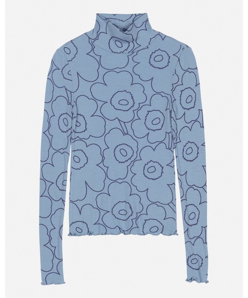 marimekko(マリメッコ)の「Hailyva Piirto Unikko / shirt(Tシャツ/カットソー・レディース・ライトブルー・LARGE/SMALL/MEDIUM)」の8枚目の写真