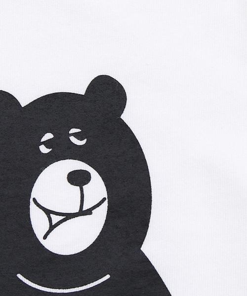 coen（コーエン）の「【coen kids】虫よけ加工コーエンベアフレンズプリントＴシャツ(100～150cm)（Tシャツ/カットソー・キッズ・ホワイト/ネイビー・100/110/130/150/120/140）」の3枚目の写真