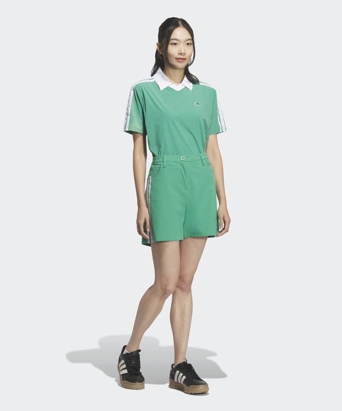 adidas(アディダス)の「スリーストライプス 5インチ ショーツ / ハーフパンツ【adidas Golf/アディダスゴルフ】(その他パンツ・レディース・グリーン・LARGE/MEDIUM/X-LARGE/X-SMALL/SMALL)」の5枚目の写真