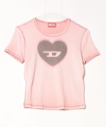 ブランド古着】Tシャツ/カットソー（ピンク/桃色系・前面プリント
